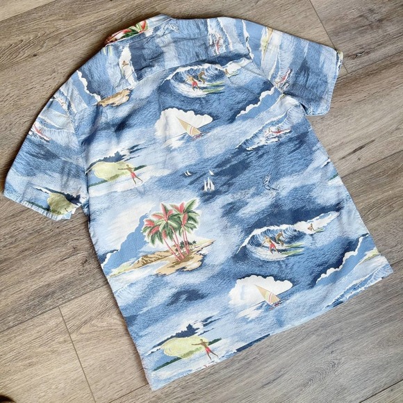 TOMMY BAHAMA Hawaiian Button Down Shirt - Picture 3 of 13